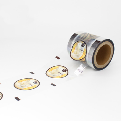 Plastik Dicetak Laminated Sealing Cup Packaging Film Roll Milk Tea Cup Sealer Film Roll