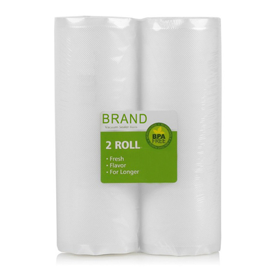 11 &quot;X 50' Food Saver Vacuum Sealer Bags Rolls Embossed Roll Bags 2 hitungan Untuk Rumah Tangga