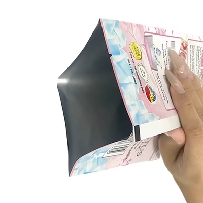 Custom Printing Aluminium Foil Three Side Seal Bag Untuk Permen, Kacang Kopi