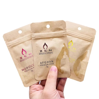 Stand Up Zipper Packaging Bag Dengan Tinta Tie Untuk Mudah Penutup Dan Pembukaan