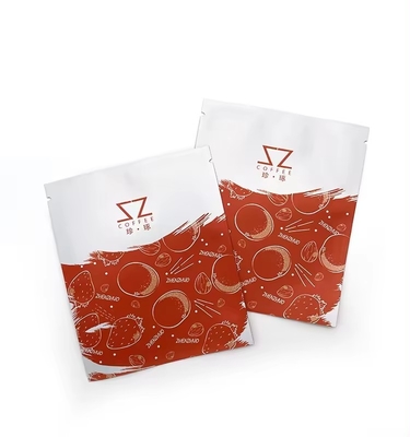 Tas Kopi Mini Disesuaikan Tas Segel Tiga Sisi Disesuaikan Aluminium Foil