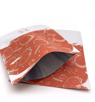 Tas Kopi Mini Disesuaikan Tas Segel Tiga Sisi Disesuaikan Aluminium Foil