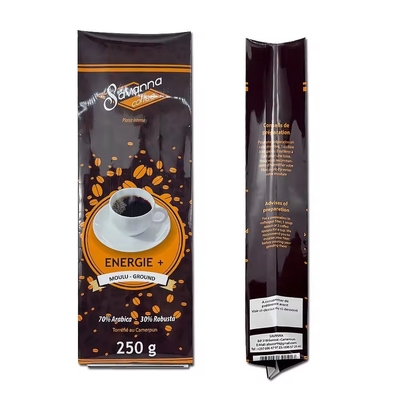 Kantong Custom Side Gusset Moisture Proof Kantong Kopi Kantong Stand Up Kantong Paket Teh