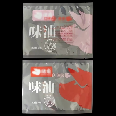 Custom Printed Three Side Seal Bag Nylon Frozen Food Saver Plastic Vacuum Seal Bag Untuk Makanan Daging