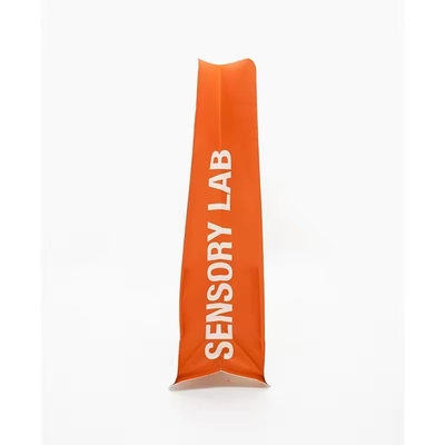 Custom Printed 250g 340g 500g Biodegradable Side Gusset Pouch Plastik Mylar Foil Packaging Tas Bagian Bawah Datar