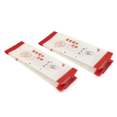 OEM Cotton Paper Pastry Side Gusset Pouch Kue Nanas Kantong Kemasan Kertas Bungkus Untuk Kue Permen