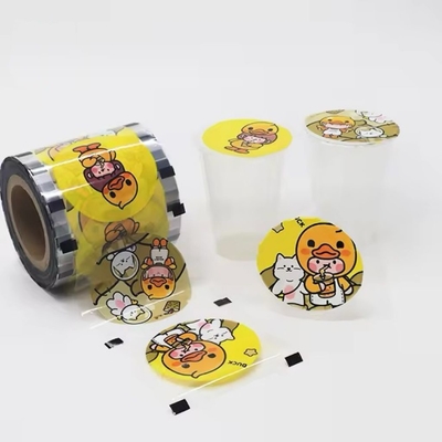 Custom Bubble Tea Sealing Film Plastic Cup Paper Sealing Film Untuk PP Cup Paper Cup