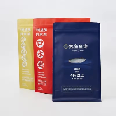 Custom Food Bread Nylon Coffee Juice Nut Dumpling Poly Packaging Kantong penyimpanan vakum