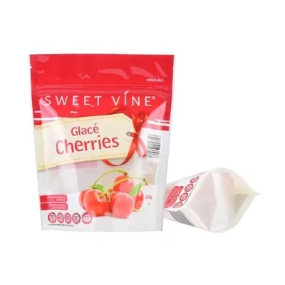 Custom Printed Biodegradable Aluminized Foil Proof Smell Cookie Packaging Kraft Paper Stand Up Ziplock Bag Bags
