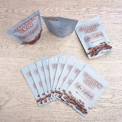 Personalize Printing Matt Finished Stand Up Mylar Bags Bag With Clear Window Zipper Kantong Plastik Untuk Sarapan