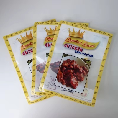 Laminated Custom Printed Transparan Plastik Mylar Seafood Packaging Vacuum Sealed Frozen Bag Bag