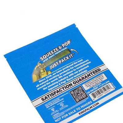 Pencetakan Digital 3.5g 7g 14g 28g Bau Proof Mylar Bags Child Proof Aluminium Foil Resalable Tiga Sisi Sealing Bags