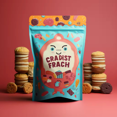 OEM Custom Printing Standing Ziplock Pouch Aluminium Foil yang Bisa Ditutup Kembali Tas Mylar Dengan Zipper Untuk Kantong Makanan