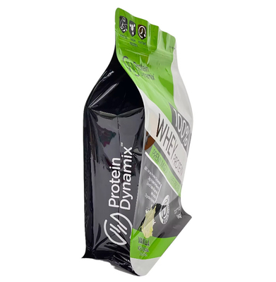 Active Protein Plus Aluminium Foil Bag Custom Printed Stand Up Whey Protein Powder Packaging Bags Bag dengan Zipper