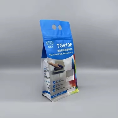 Flat Bottom Zipper Aluminium Foil Side Gusset Plastic Bag Untuk Detergent Powder Chemical Packaging Bags