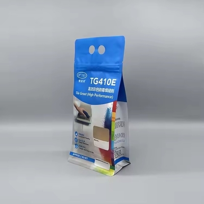 Flat Bottom Zipper Aluminium Foil Side Gusset Plastic Bag Untuk Detergent Powder Chemical Packaging Bags