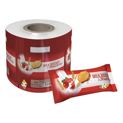 Film Kemasan Makanan Aluminium Foil Cetak Custom/Plastik Laminasi Sachet Packing Roll Film Plastik Untuk Makanan ringan