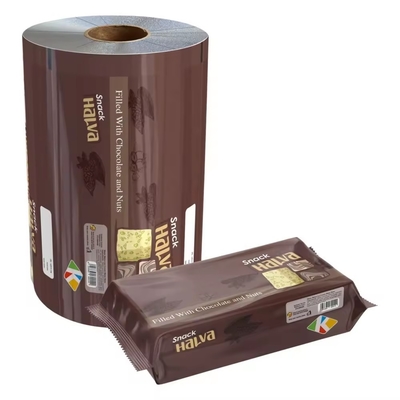 Film Kemasan Makanan Aluminium Foil Cetak Custom/Plastik Laminasi Sachet Packing Roll Film Plastik Untuk Makanan ringan
