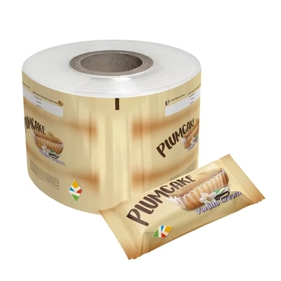 Film Kemasan Makanan Aluminium Foil Cetak Custom/Plastik Laminasi Sachet Packing Roll Film Plastik Untuk Makanan ringan