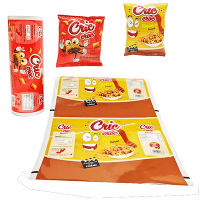 Plastik Printed Packaging Sachet Hot Lamination Food Snack Bag BOPP PET Aluminium CPP PE Potato Chip Segel Film Roll