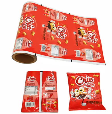 Plastik Printed Packaging Sachet Hot Lamination Food Snack Bag BOPP PET Aluminium CPP PE Potato Chip Segel Film Roll