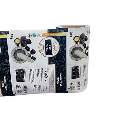 Aluminium Plastik Makanan Fleksibel Kemasan Film Roll Sachet Untuk Taro Tomato Kentang Kripik Kemasan