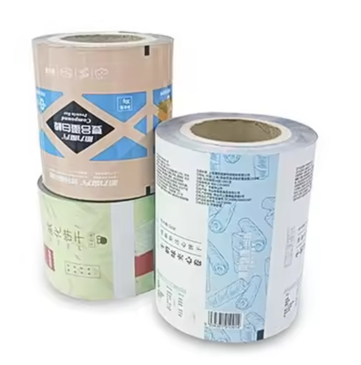 Bahan makanan Fleksibel Pengemasan Film Rolls Custom Cetak Kelembaban Resistant Packaging Rolls Plastic Laminating Film