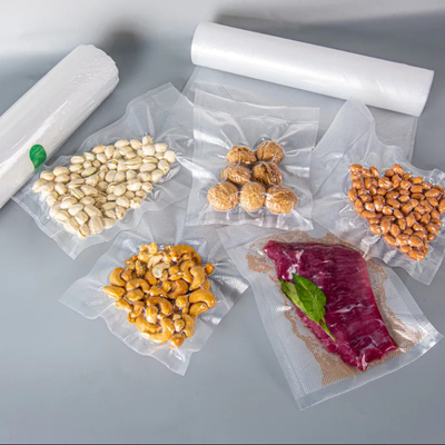 Grosir Custom Printed Compression Vacuum Packaging Bag Vacuum Sealer Plastic Bag Untuk Makanan