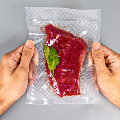 Grosir Custom Printed Compression Vacuum Packaging Bag Vacuum Sealer Plastic Bag Untuk Makanan