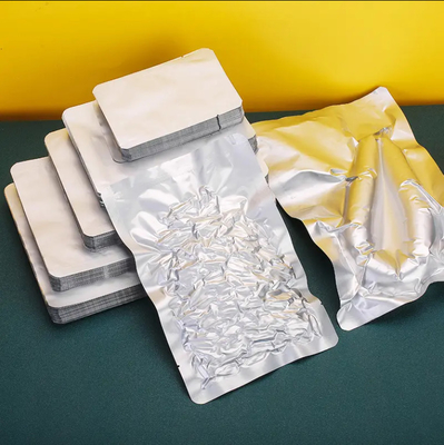 Warna Perak Bag Besar Vakuum Disegel Aluminium Foil Food Packaging Bags Vakuum Heat Seal