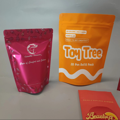 Aluminium Foil Cosmetic Sachet Custom Printed Mylar Three Side Seal Bag Untuk Fical Mask Packaging Mylar Bag