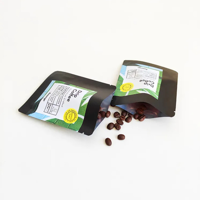 Digitally Printed 3 Side Sealed Flat Bag Bag For Drip Coffee Filter Packaging Hanging Ear Coffee Bag