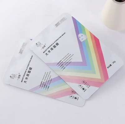 Mini Tas Teh Kantong Kecil Tiga Sisi Seal Aluminium Foil Kemasan Tas Mylar Flat Sachet Untuk Teh Kopi