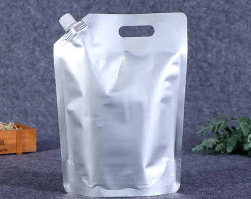 Heavy Duty Aluminium Foil Plastic Liquid Stand Up Packaging Bags Bag