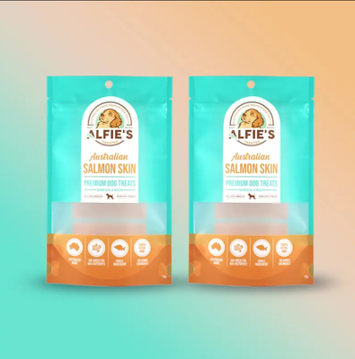 Desain Custom Packaging Zipper Pouch Plastik Package Pouch Logo Pet Snack Food Dog Treat Cat Plastic Pet Snack Bag