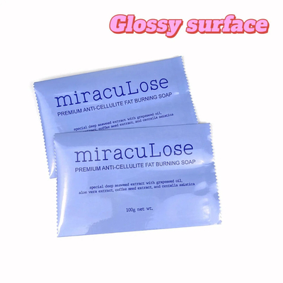 Disesuaikan Cetak Plastik Sachet Kecil Kembali Sisi Segel Kantong Bantal Kantong Sabun Kemasan Mylar Kantong