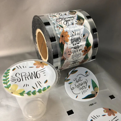 Custom Clear Boba Tea Cup Packaging Roll Plastic Bubble Sealing Film Untuk Kopi Anggur Soda Mineral Water Whisky