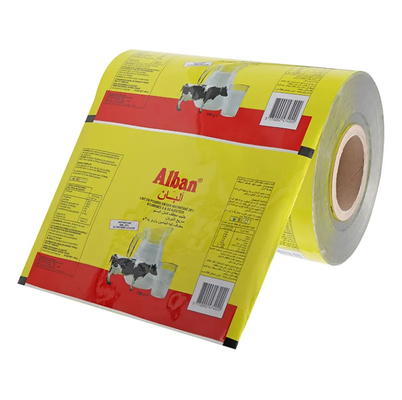 Fleksibel Laminasi Aluminium Spice Plastik Film Roll Makanan Plastik Packing Film Rolls Material Untuk bubuk susu