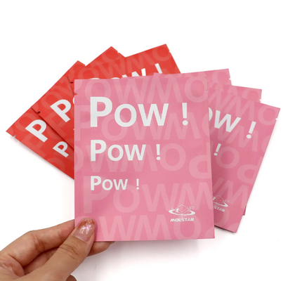 Custom Food Grade Aluminium Foil Moisture Proof Sachet 3 Side Seal Bags Sachet Kecil Teh Powder Packaging Bag