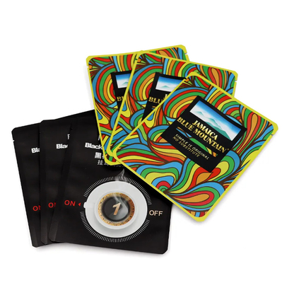 Custom Food Grade Aluminium Foil Moisture Proof Sachet 3 Side Seal Bags Sachet Kecil Teh Powder Packaging Bag