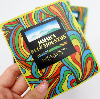 Custom Food Grade Aluminium Foil Moisture Proof Sachet 3 Side Seal Bags Sachet Kecil Teh Powder Packaging Bag