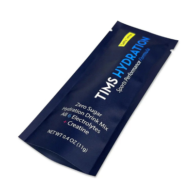 Custom Printed Heat Seal Sampel Sachet Packaging Flat Pocket Tiga Sisi Seal Bag