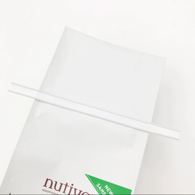 Dikustomisasi 5 Kgs Kemasan Flat Bottom Standing Zip Side Gusset Bag Bag
