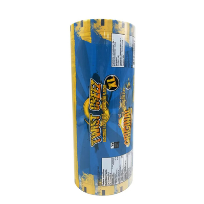 Custom Printed Bopp PET CPP PE Metallized Laminated Film Roll Flexible Packaging Snacks Candy Pizza Food Film Plastik