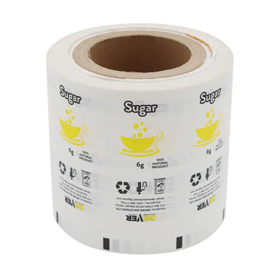 Grosir Kemasan Makanan Plastik Disesuaikan Laminated Roll Film Sugar Paper Sachet Film Kemasan Otomatis Untuk Dijual