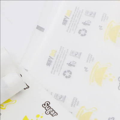 Grosir Kemasan Makanan Plastik Disesuaikan Laminated Roll Film Sugar Paper Sachet Film Kemasan Otomatis Untuk Dijual