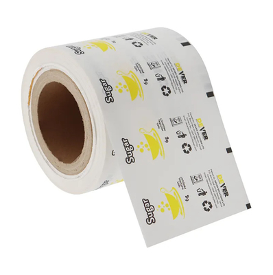 Grosir Kemasan Makanan Plastik Disesuaikan Laminated Roll Film Sugar Paper Sachet Film Kemasan Otomatis Untuk Dijual