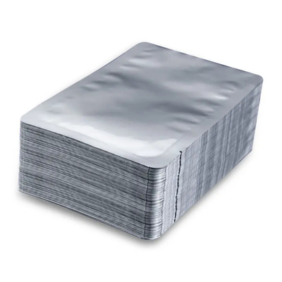 Perak Food Grade Autoclave Vacuum Heat Sealable Plain Aluminium Foil Mylar Bag Open Top Packing Bulk Food Storage Retort Bag