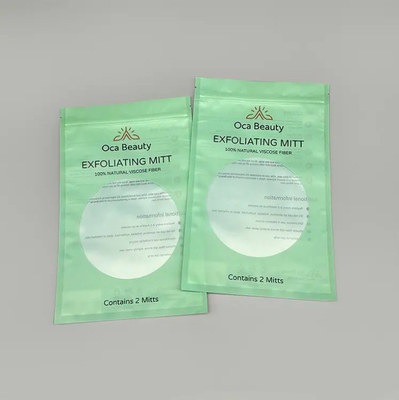 Sarung Tangan Transparan Kemasan Tas Ritsleting Frosted Untuk Gelang Kosmetik Plastik Mylar Ziplock Tas Tiga Sisi Seal
