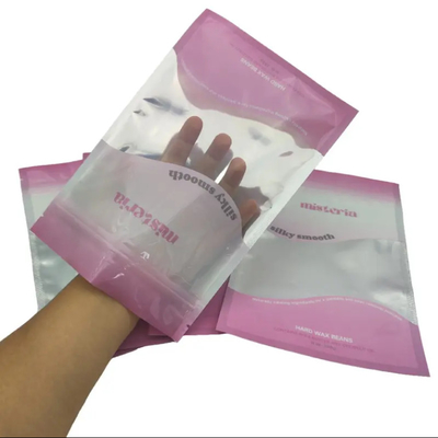 Grosir Logo Custom Zipper Segel Tiga Sisi Plastik Pouching Bag Bag Bag Daur Ulang Kemasan 3 Sisi Segel Bag